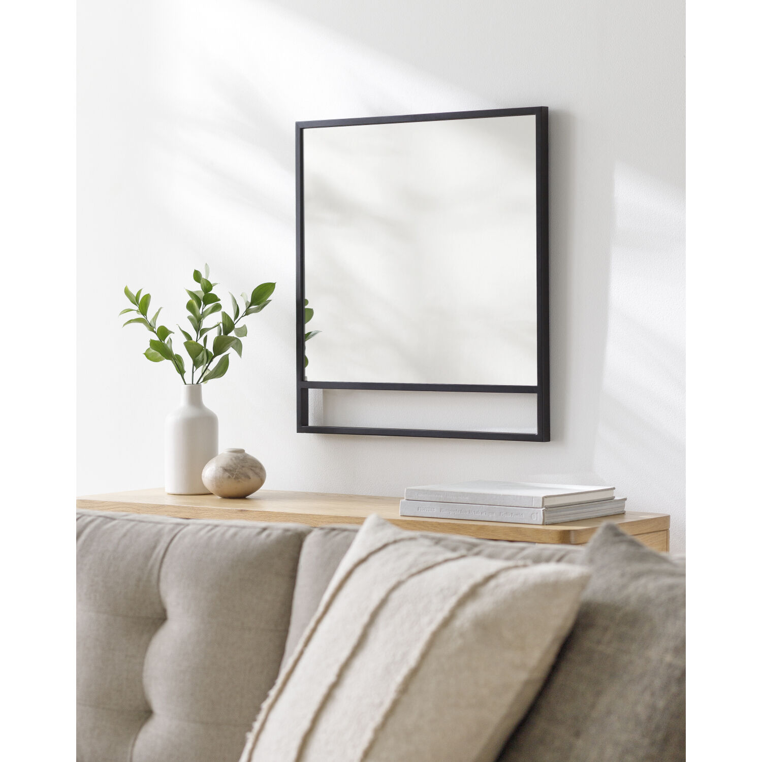 Maxxis 40 X 30 inch Black Accent Mirror