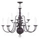 Williamsburgh 12 Light 32 inch Bronze Chandelier Ceiling Light