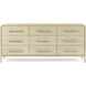 Judith Leiber Couture Martini Dresser, Wooden, 9-Drawer
