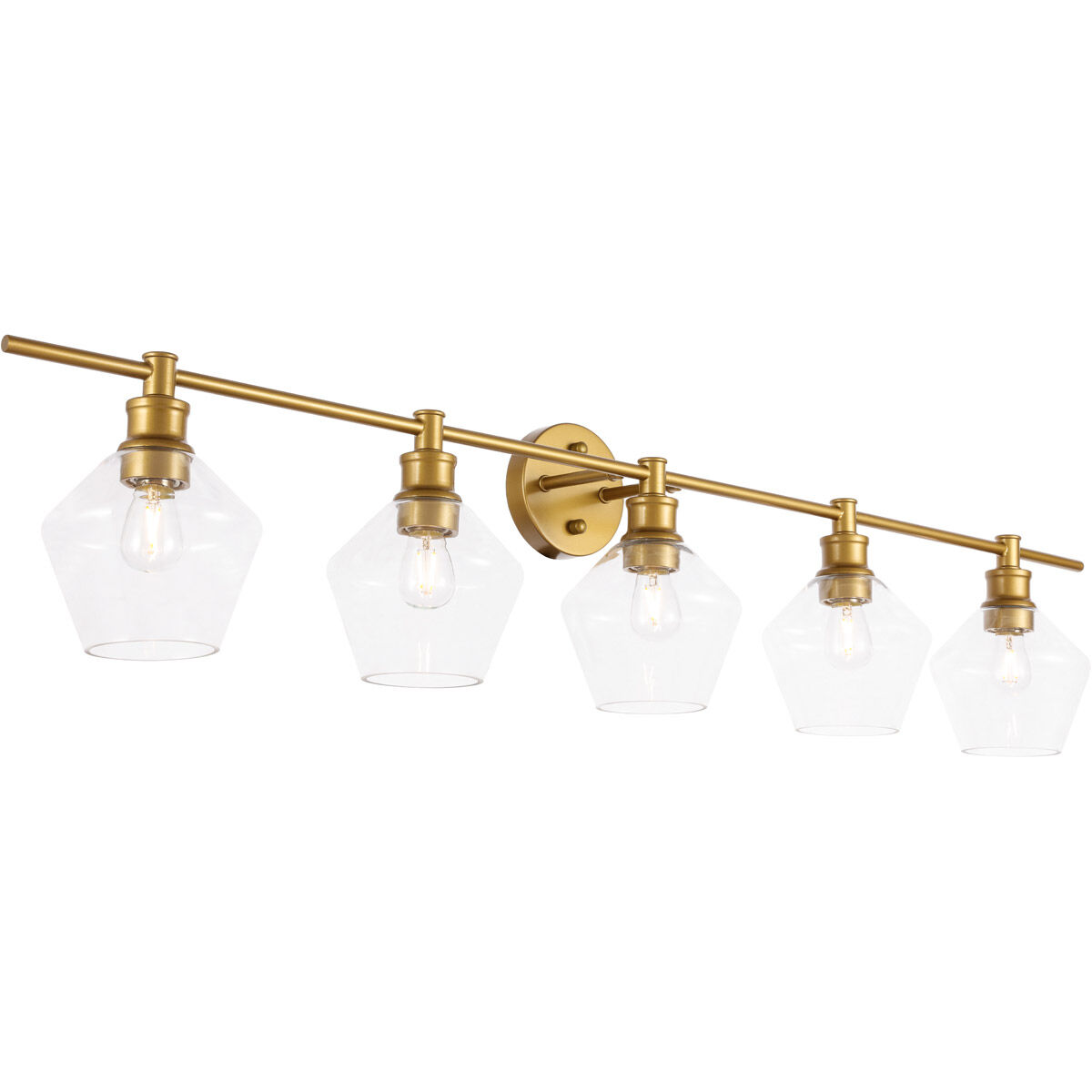 Rochester 5 Light 47 inch Brass Wall sconce Wall Light