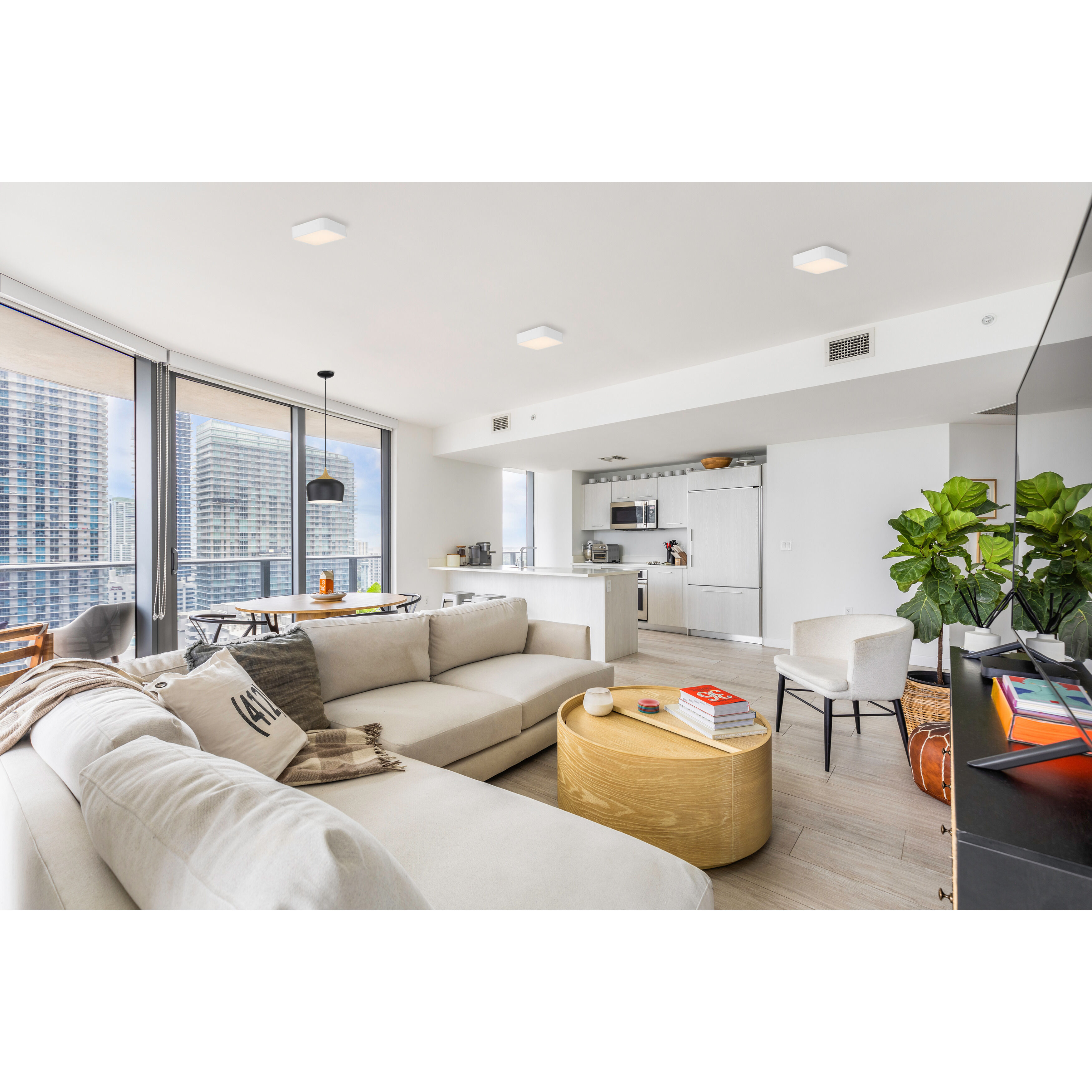 Blend 1 Light 12 inch Black Pendant Ceiling Light