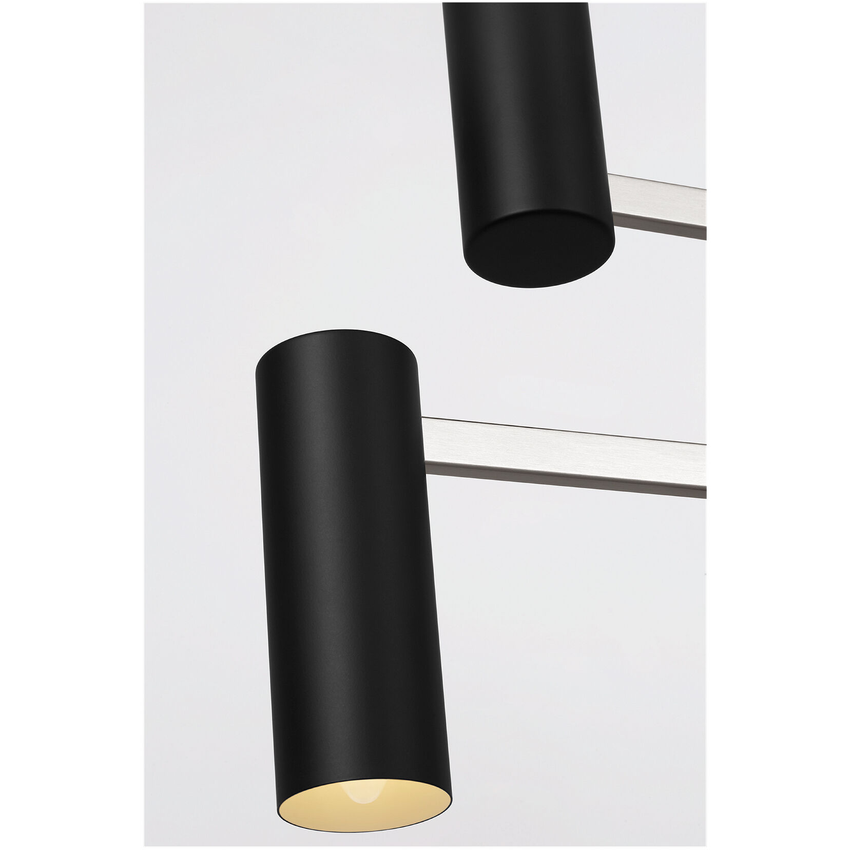 Zentro LED 36 inch Brushed Nickel Chandelier Ceiling Light