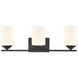 Durham 3 Light 22.00 inch Bathroom Vanity Light