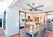 Rainman 54 inch Galvanized with Silver Blades Outdoor Ceiling Fan