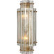 Carrier and Company Cadence LED 5.5 inch Hand-Rubbed Antique Brass Tiered Sconce Wall Light, Small