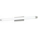 Vista LED 26.38 inch Brushed Aluminum Bath Vanity & Wall Light, dweLED