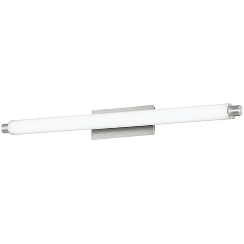 Vista LED 26.38 inch Brushed Aluminum Bath Vanity & Wall Light, dweLED