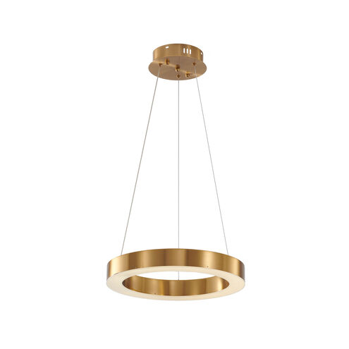 Canada LED 16 inch Gold LED Chandelier Ceiling Light