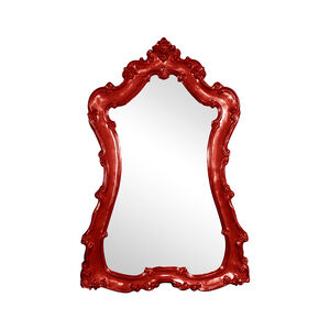 Lorelei 89 X 60 inch Glossy Red Wall Mirror