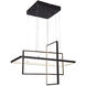 Canada LED 12 inch Matte Black Chandelier Ceiling Light