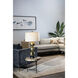 Pangea 32.6 inch 60 watt Modern Brass and Black Table Lamp Portable Light in Modern Brass/Black