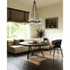 Lucian 8 Light 22 inch Clear Crystal/Urban Bronze Chandelier Ceiling Light in Clear Glass