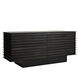 Elevation 68 X 22 inch Ebony Walnut with Matte Black Sideboard