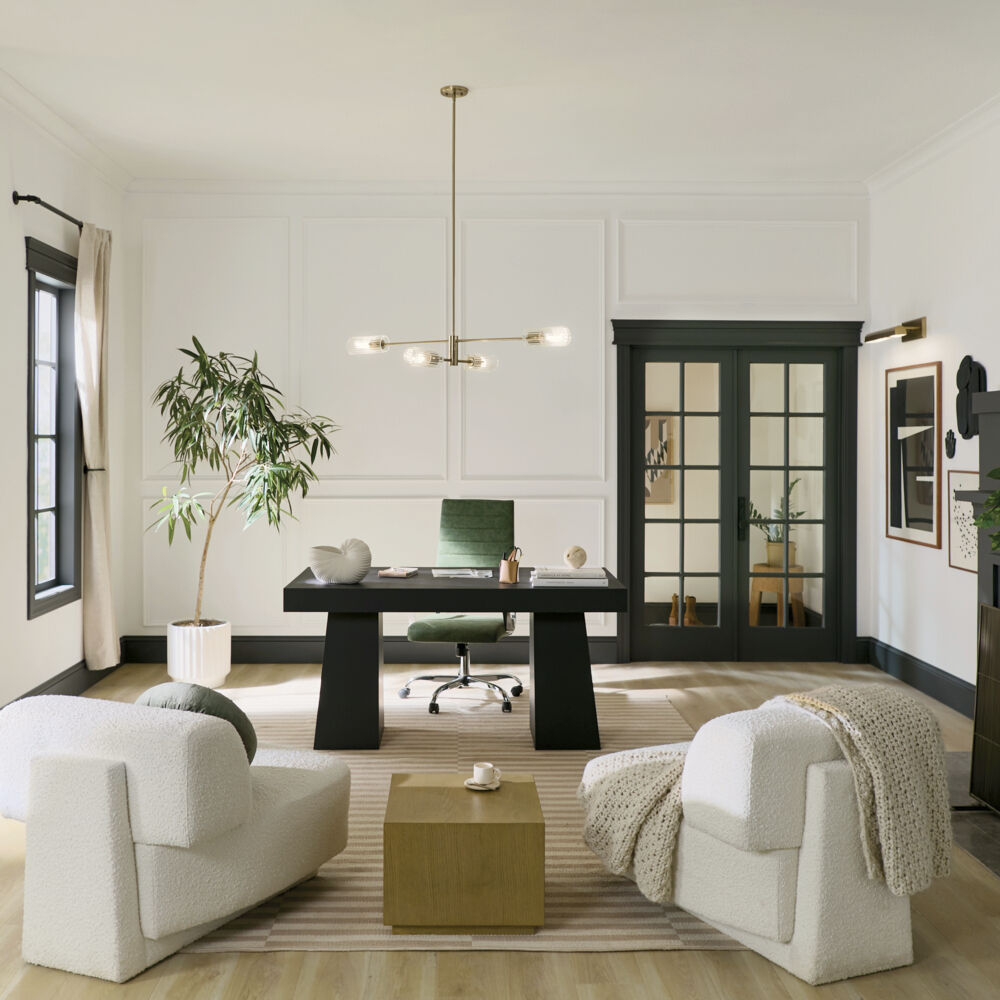 Velestino 4 Light 5.25 inch Champagne Bronze Chandelier Linear Ceiling Light