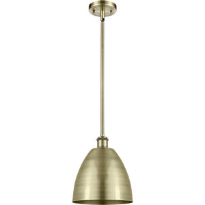 Ballston Dome 1 Light 9 inch Antique Brass Pendant Ceiling Light