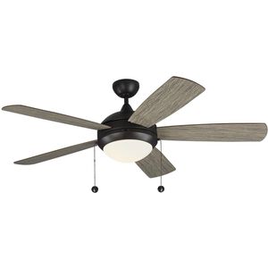 Discus Classic 52 52 inch Aged Pewter with Light Grey Weathered Oak Blades Ceiling Fan