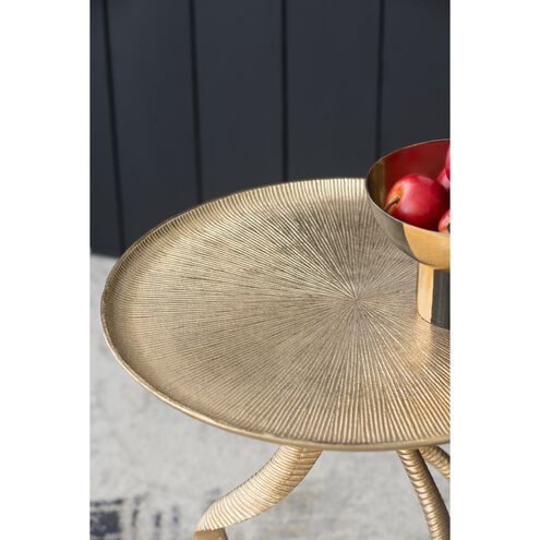 Antler 16.1 inch Gold Side Table