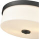 Laphia 2 Light 13.25 inch Matte Black Indoor Flushmount Ceiling Light