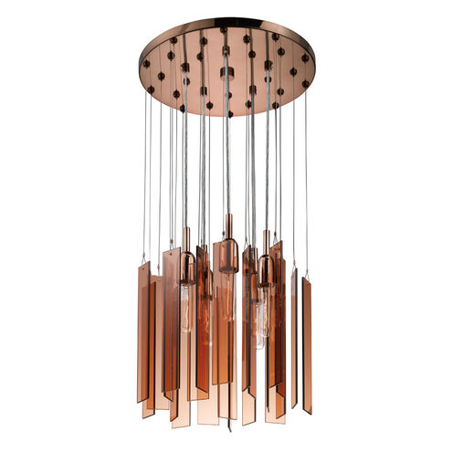 Chimes 5 Light 17 inch Polished Bronze Pendant Ceiling Light