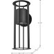 Continuum LED 14 inch Matte Black Outdoor Wall Sconce