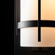 Banded 1 Light 25.9 inch Coastal Black Outdoor Sconce, Extra Large