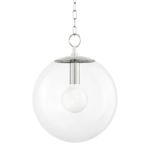 Juliana 1 Light 16 inch Polished Nickel Pendant Ceiling Light