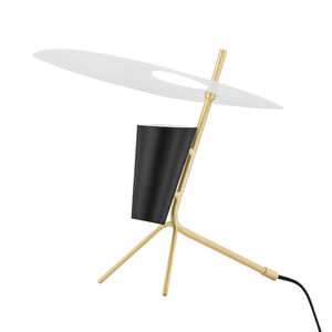 Kenly 16 inch 60.00 watt Aged Brass Table Lamp Portable Light