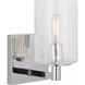 Parker 1 Light 4.75 inch Midnight Black Wall Bath Fixture Wall Light