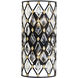 Windsor 2 Light 8 inch Carbon and Havana Gold Wall Sconce Wall Light