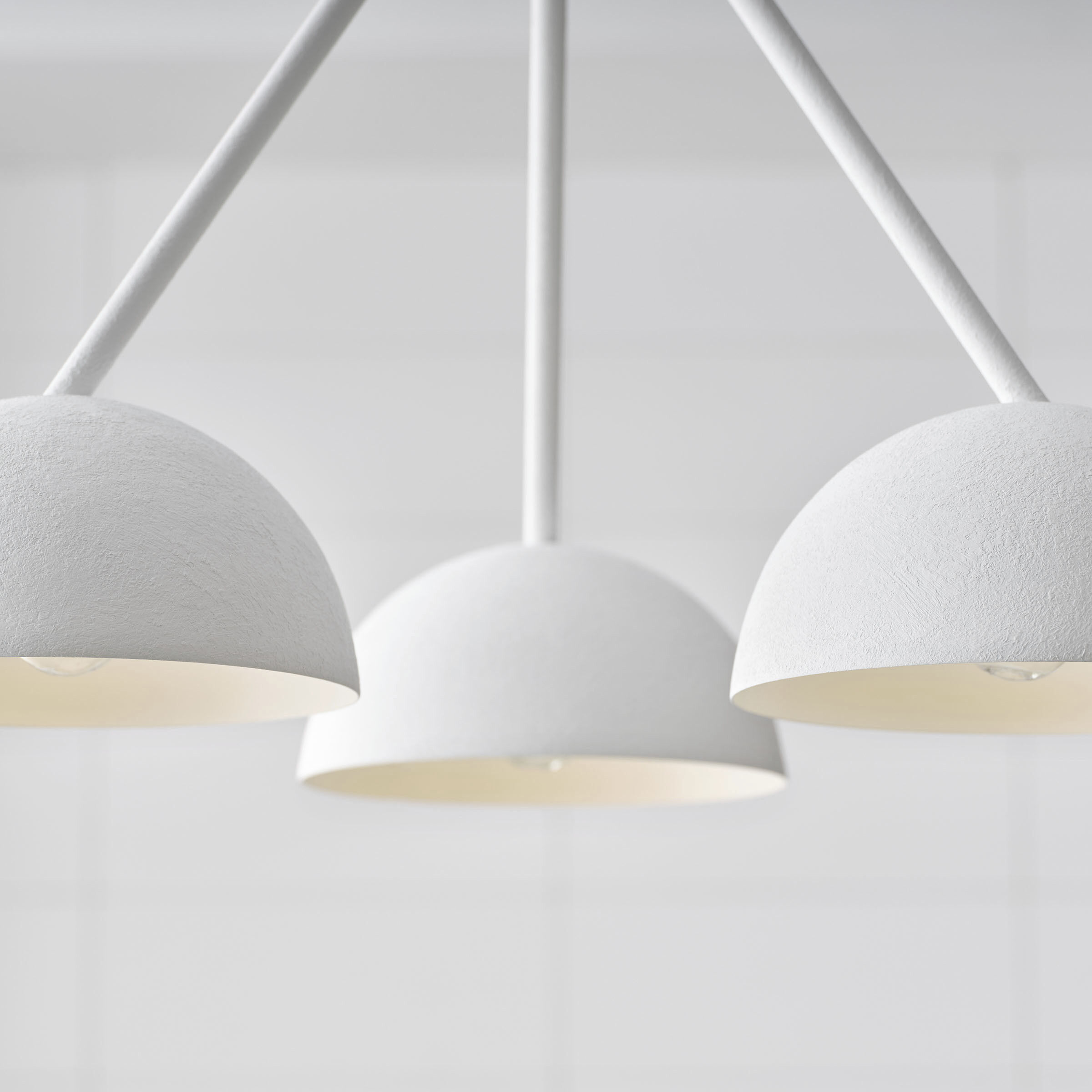 Christiane Lemieux Beaunay 3 Light 26 inch Cast Plaster Chandelier Ceiling Light