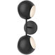 Alora Mood Willow Wall/Vanity Light Wall Light in Matte Black