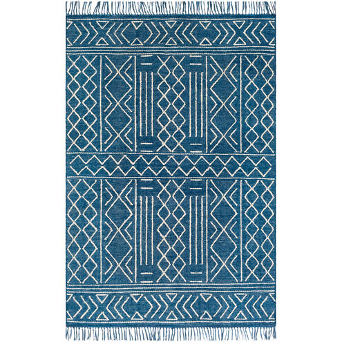 Cheyenne 90 X 60 inch Dark Blue/Cream/White Rugs