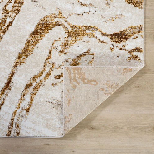 Sibel 130 X 94 inch Gold Rug in 8 x 11