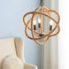 Cade 19.2 inch Taupe Chandelier Ceiling Light
