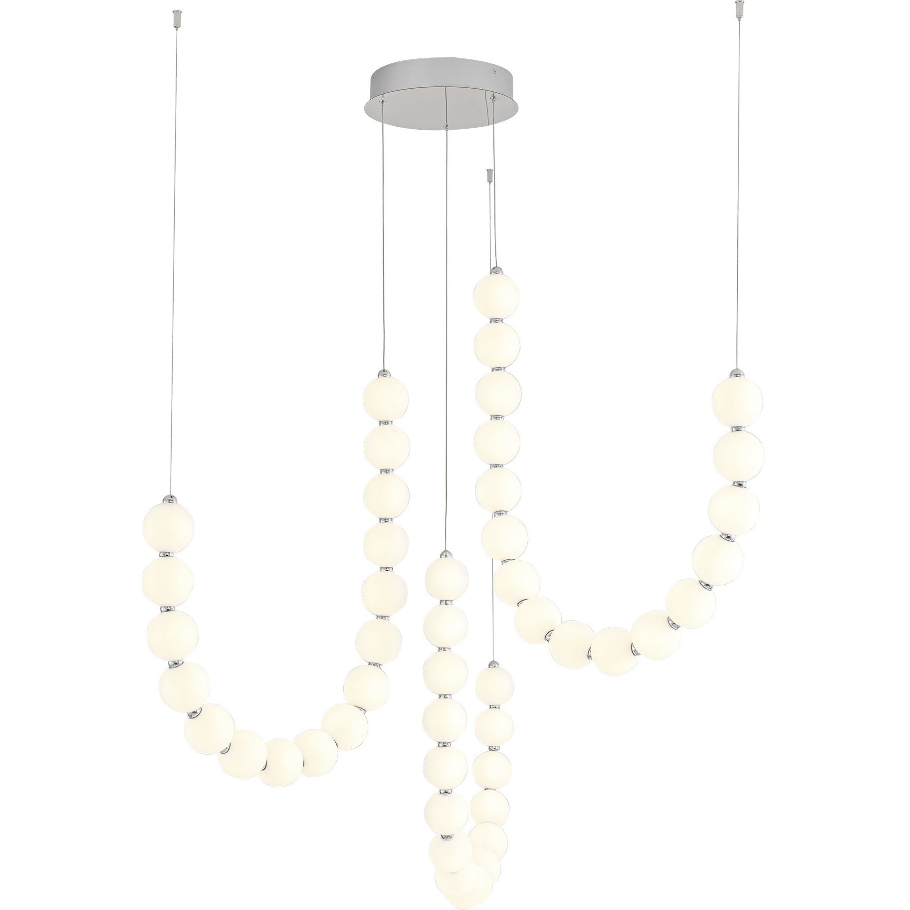 Akoya 11.13 inch Chrome Chandelier Ceiling Light