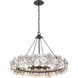 Ravelin 8 Light 32 inch Dark Bronze Pendant Ceiling Light