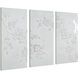 Beaudelaire Matte White Wall Decor, Set of 3
