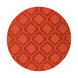 Central Park 72 X 72 inch Brick Indoor Area Rug, Round