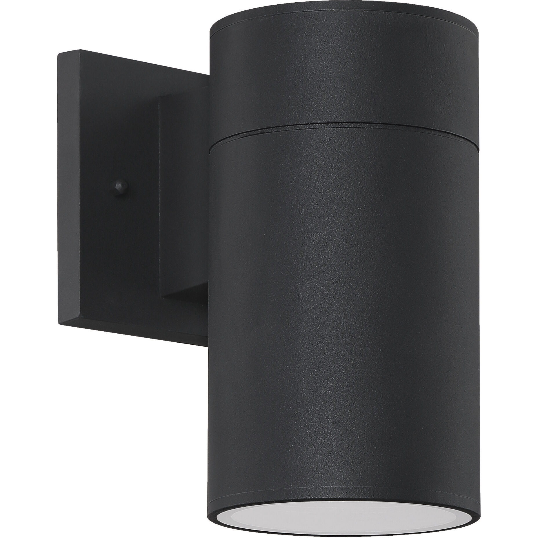 Pillar LED 8 inch Textured Black Outdoor Wall Mount 
