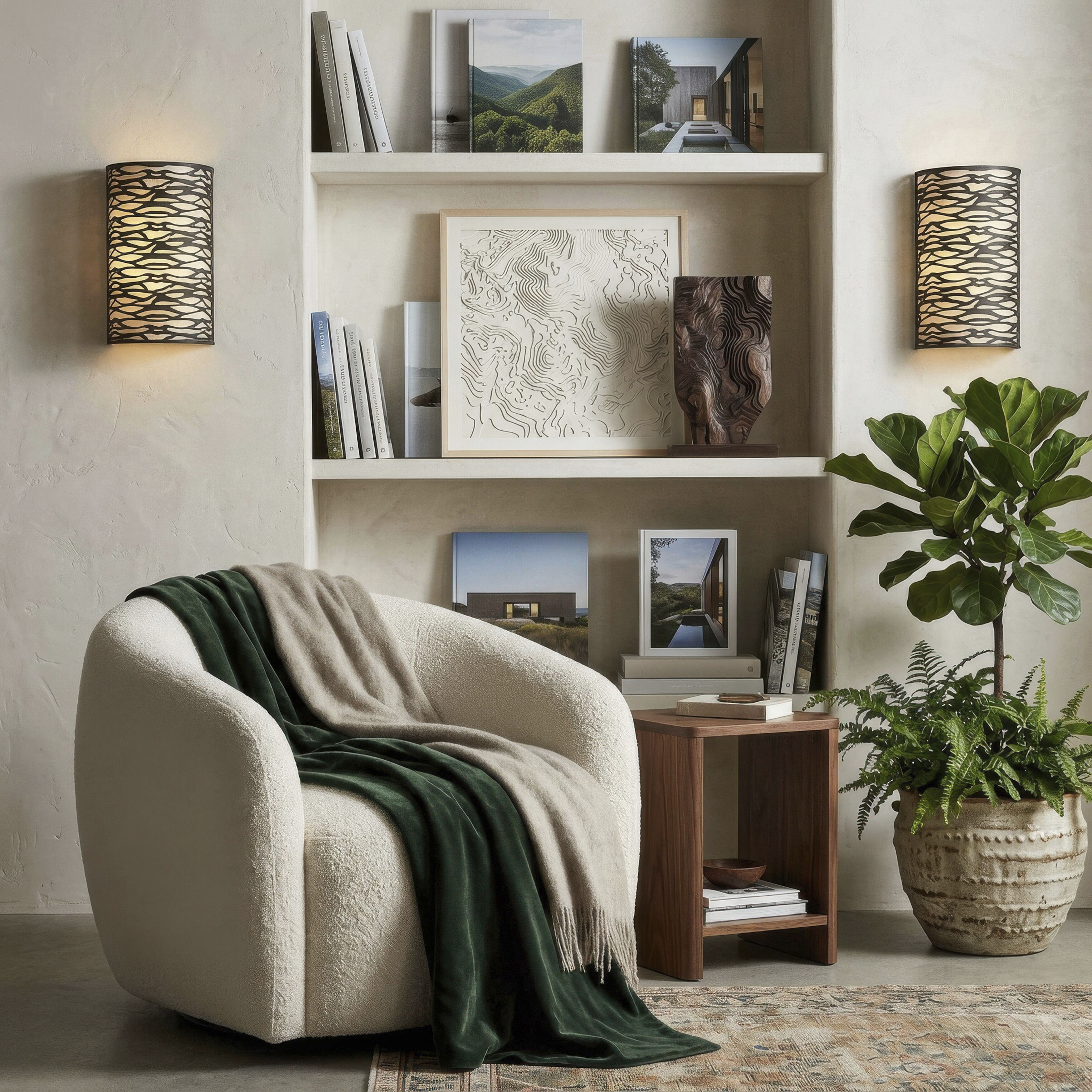 Kato 2 Light 10 inch REF Wall Sconce Wall Light in Carbon Black