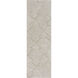 Shibori 96 X 30 inch Dark Brown, Beige Rug