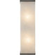 Abbott 2 Light 4.25 inch Urban Bronze Bath Vanity Light Wall Light in Urban Bronze and Alabaster