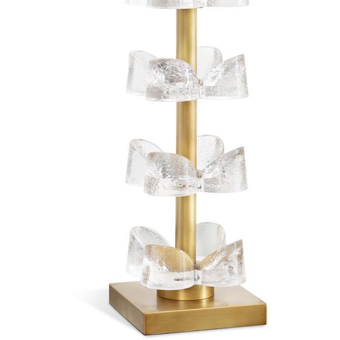 Bella 30.5 inch 150.00 watt Natural Brass Table Lamp Portable Light