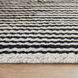 Ganges 114 X 79 inch Black/Natural Rug in 6 x 9