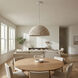 Breanne 1 Light 20 inch Vintage White Pendant Ceiling Light