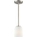 Laphia 1 Light 5 inch Brushed Nickel Pendant Ceiling Light