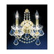 Regalia 2 Light 12 inch Gold Crystal Chandelier Ceiling Light