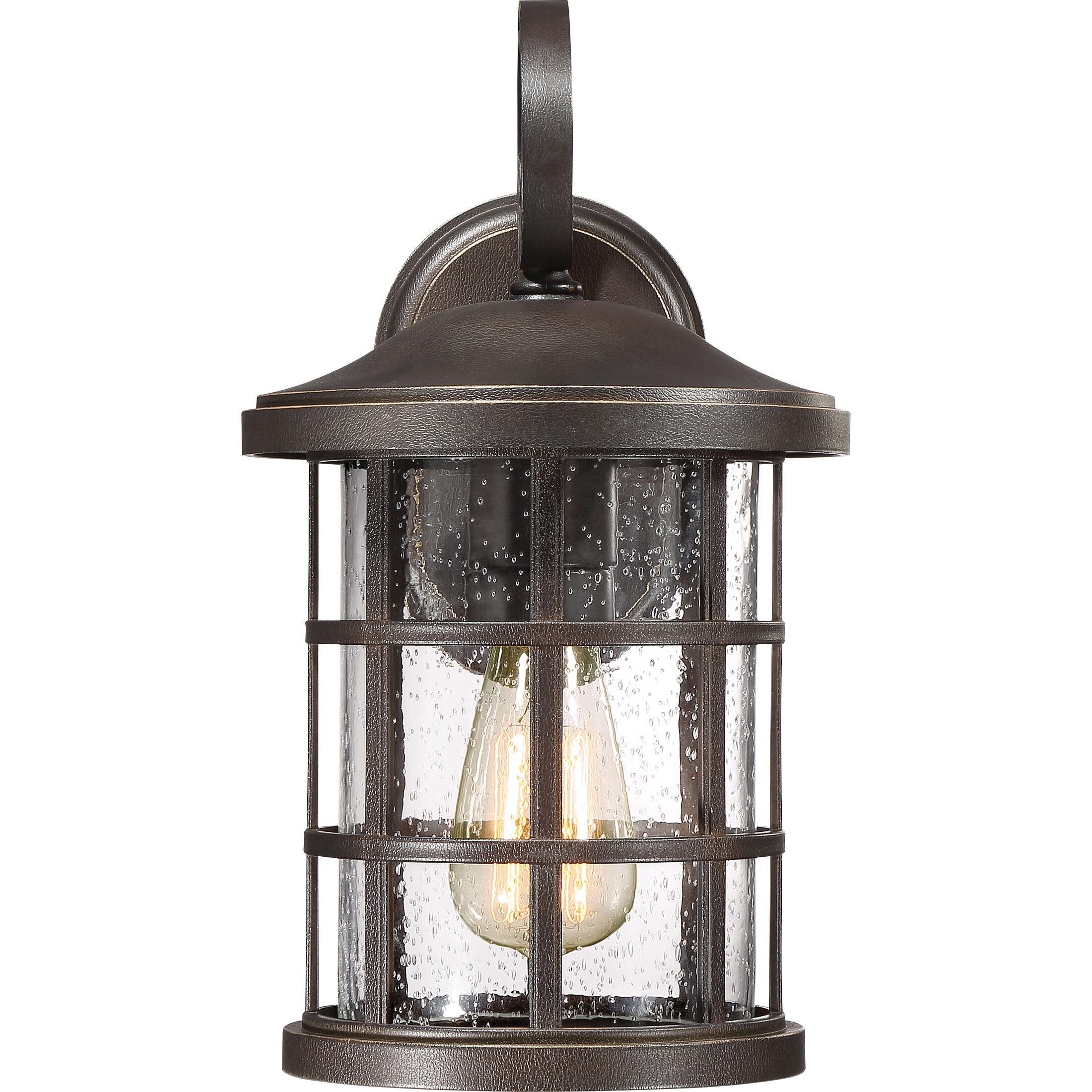 Crusade 1 Light 14 inch Palladian Bronze Outdoor Wall Lantern