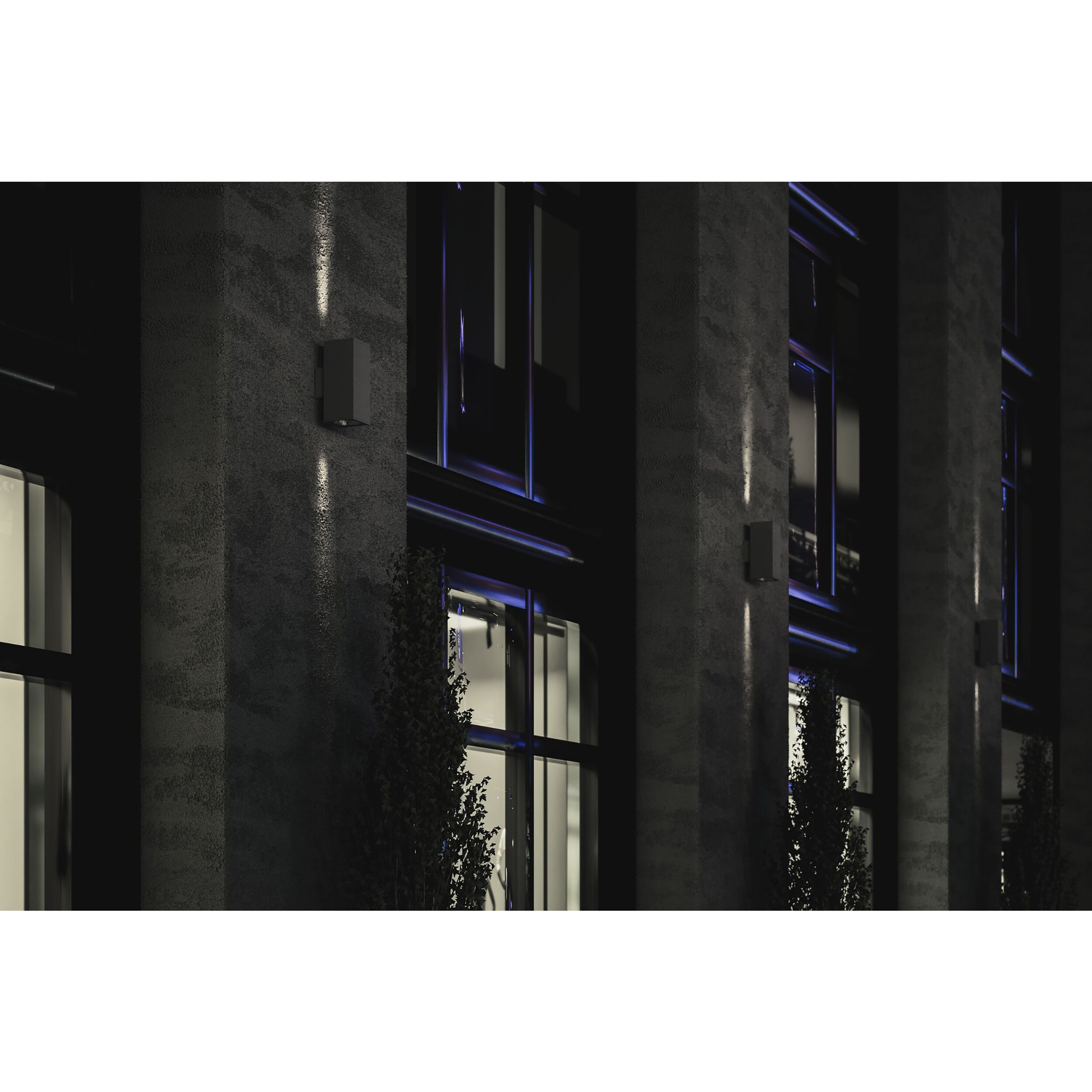 Sera LED 13.1 inch Silver Outdoor Wall Sconce in 6 in