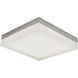 IceCube LED 9 inch Brushed Nickel Flush Mount Ceiling Light